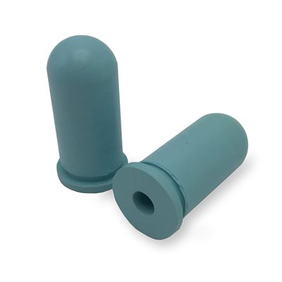 Silicone Rubber Bulb 1mL pk24, Blue