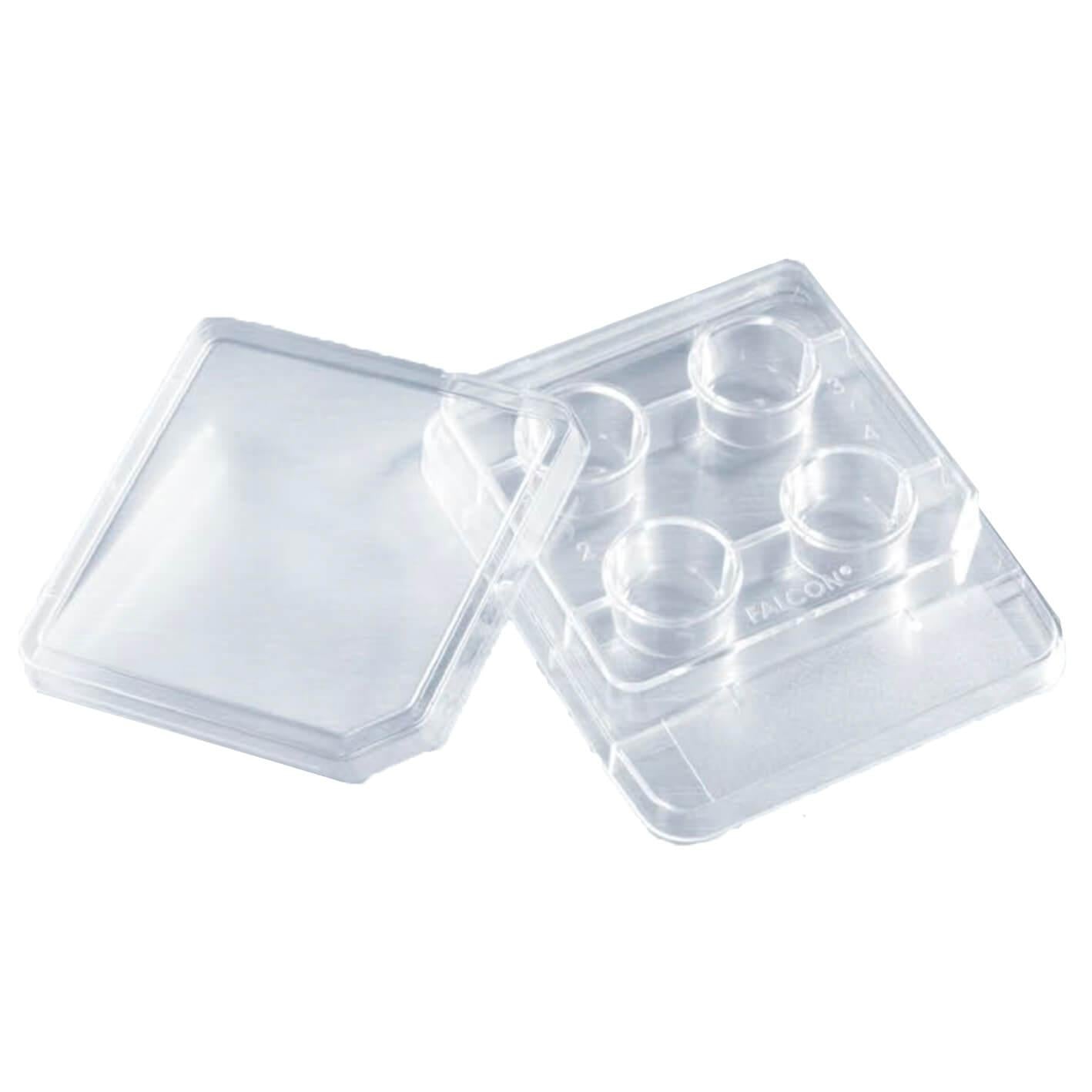 Falcon® 4-well TC-treated in vitro Fertilization (IVF) Dish with Single lid