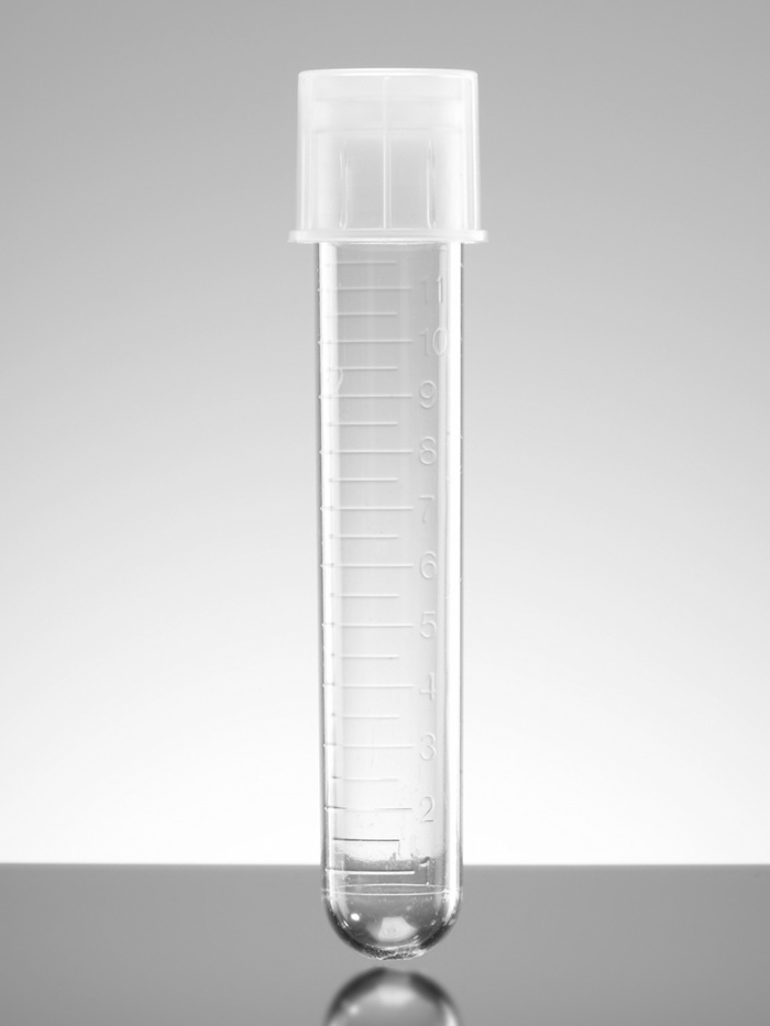 Falcon 14mL Round Bottom Polystyrene Test Tube, with Snap Cap, Sterile, Individually Wrapped, 500/Case