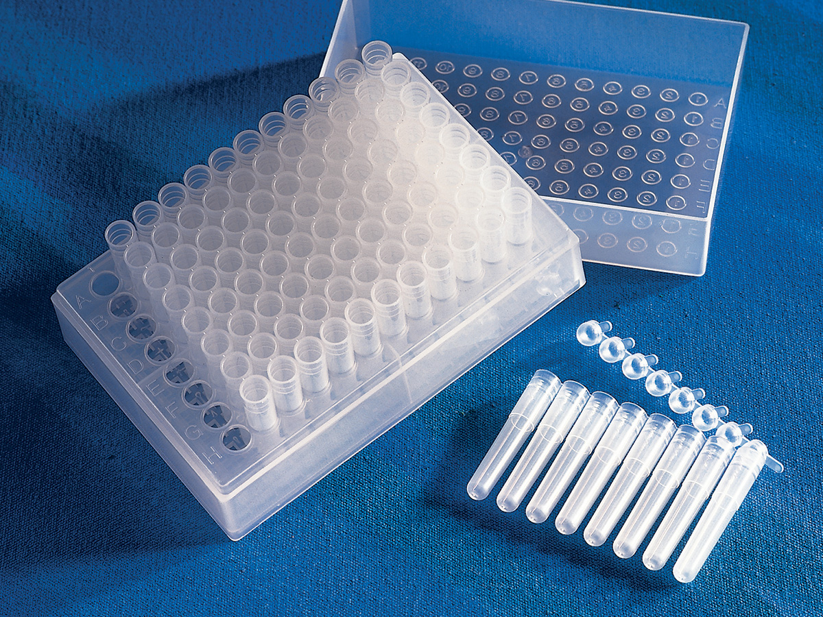 Corning 96 Well Polypropylene Cluster Tubes, Individual format, Non-Sterile, 96 Tubes/Rack, 960 Tubes/Case.